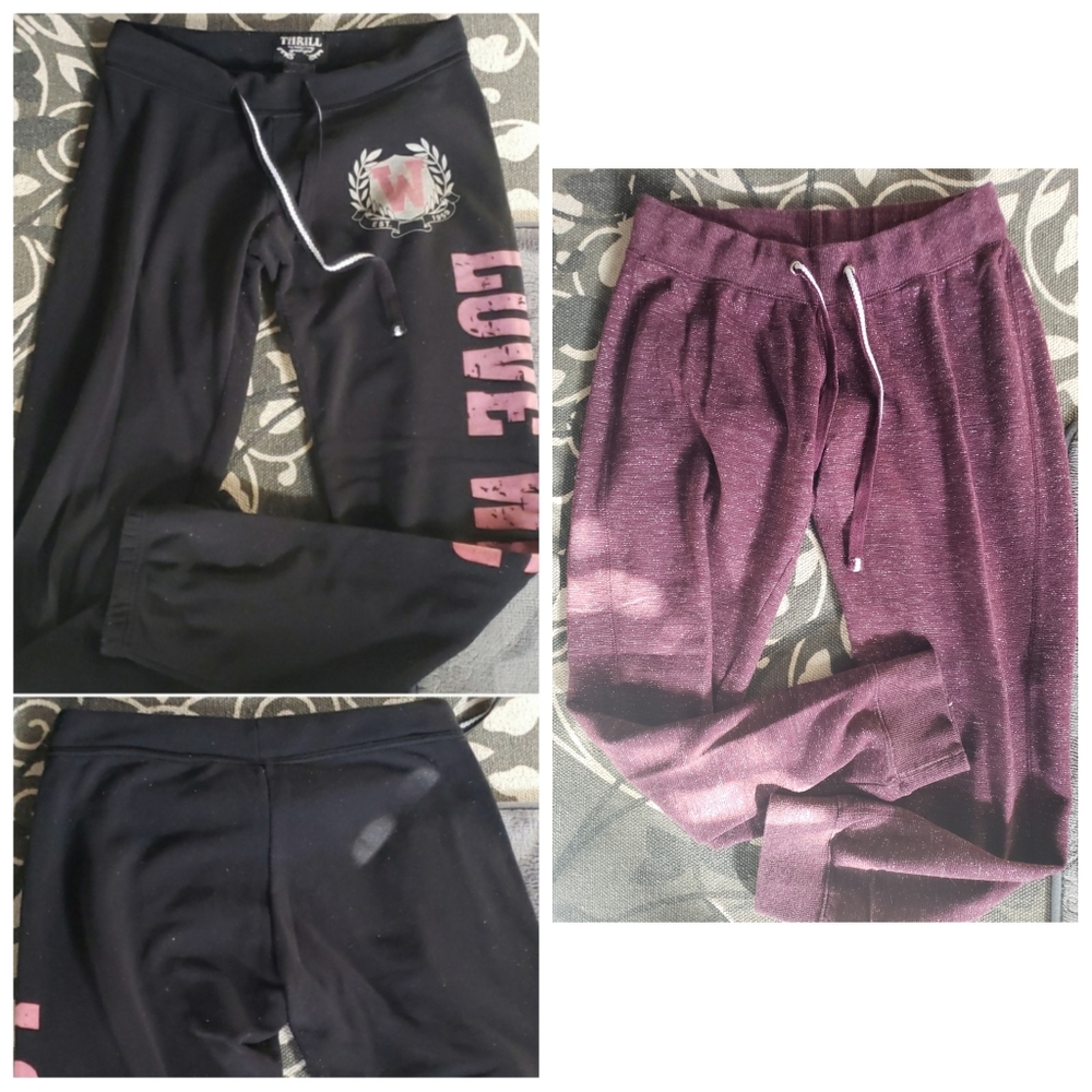 2 pairs of sweatpants